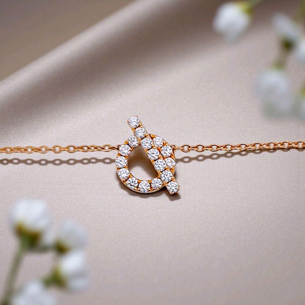 Finesse Diamond Necklace 18K / Kalung Berlian Finesse 18K / Diamond Jewelry 130KBD95100AB -HT