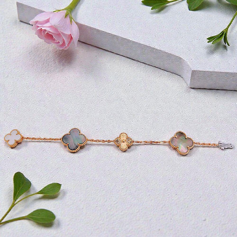Magic 4 Clover Bracelet 18K / Gelang Clover 4 Magic 18K / 430GBD1416RY