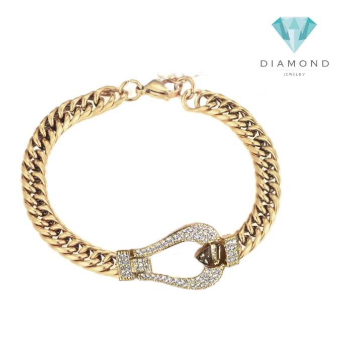 Gelang emas asli 18 Krt Gold Diamond Jewelry