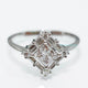 Diamond Square Ring - Cincin Berlian - 01020498 - Diamond Jewelry