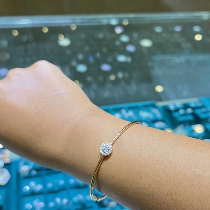 Flower Bracelet Gold/ Gelang Bunga Emas 700K-418GMS433LS-HT