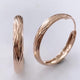 Hoop 18k rose gold earring