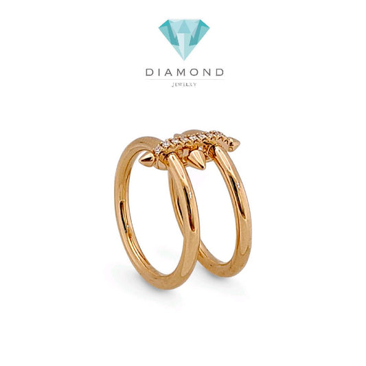 Titan Diamond Ring 18K / Cincin Berlian Titan 18K / Diamond Jewelry 405CBD12000RY - HT