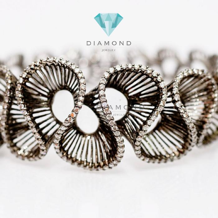 Diamond Bangle - Gelang Berlian - Diamond Jewelry - White 33030441