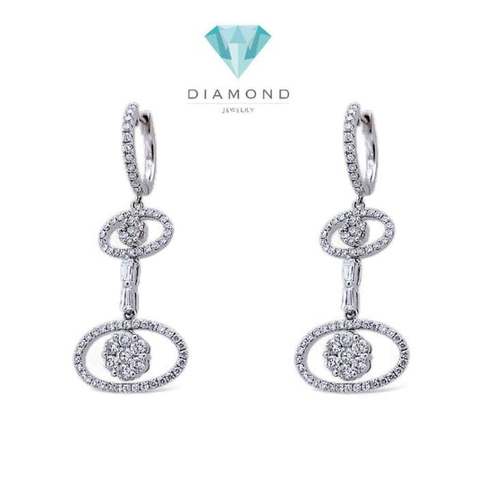 Eclipse Diamond Earring 18K / Diamond Jewelry