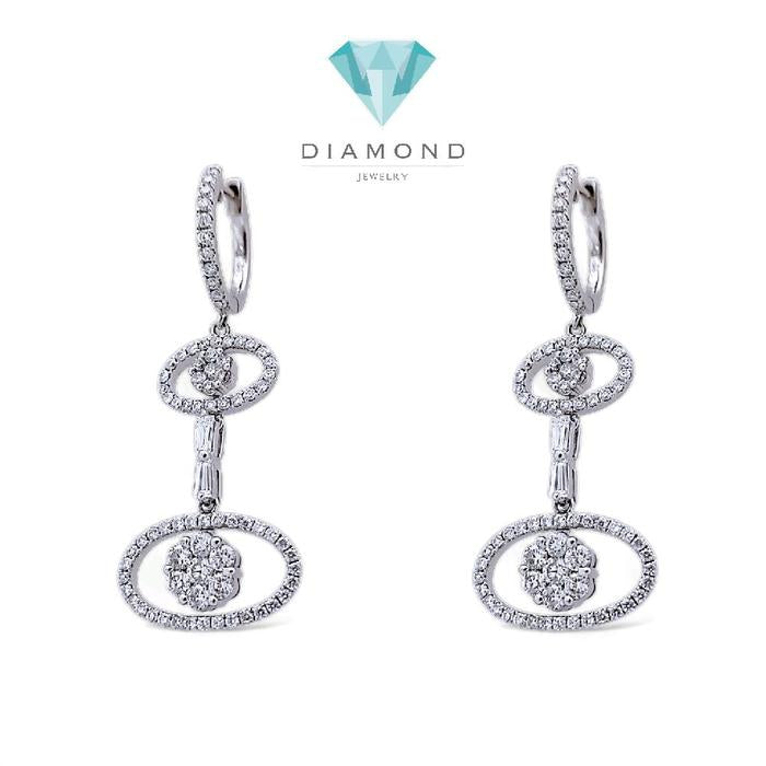 Eclipse Diamond Earring 18K / Diamond Jewelry
