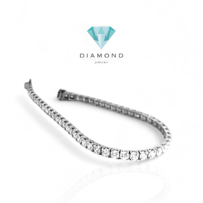 Tennis Bracelet diamond 18K/gelang berlian diamond natural tennis