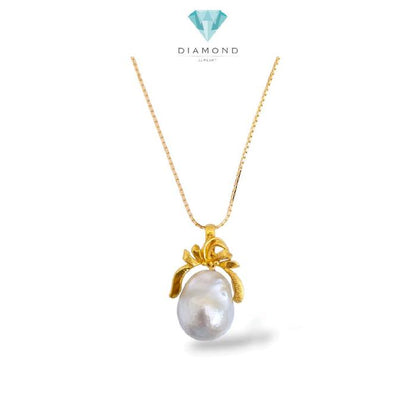 Gold Pearl Pendants 23K / Liontin Mutiara Emas 23K / Diamond Jewelry / 210LMSWP7