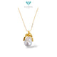 Gold Pearl Pendants 23K / Liontin Mutiara Emas 23K / Diamond Jewelry / 210LMSWP7