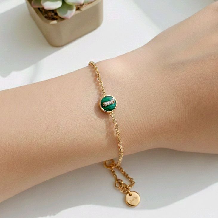 Pom pom Diamond Bracelet 18K / Gelang Berlian Pom pom 18K / Diamond Jewelry 157GBD43000AB -HT