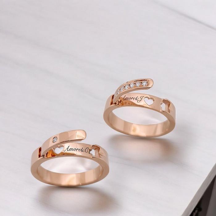 Wedding Diamond Ring 18K / Diamond Jewelry-wedingringcustom1