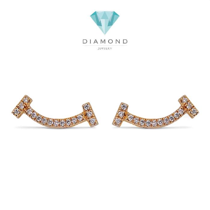 Smile Diamond Earring 18K / Anting Berlian Smile 18K / Diamond Jewelry 400ABDAB25300LS-HT