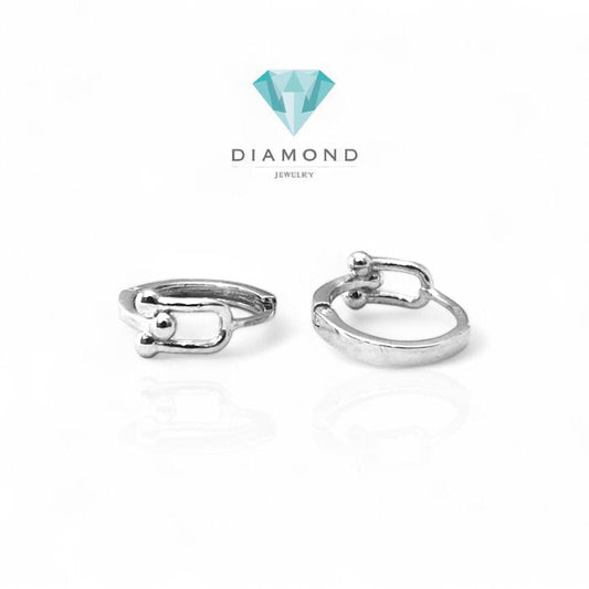 Anting Emas White Gold 750K Diamond Jewelry