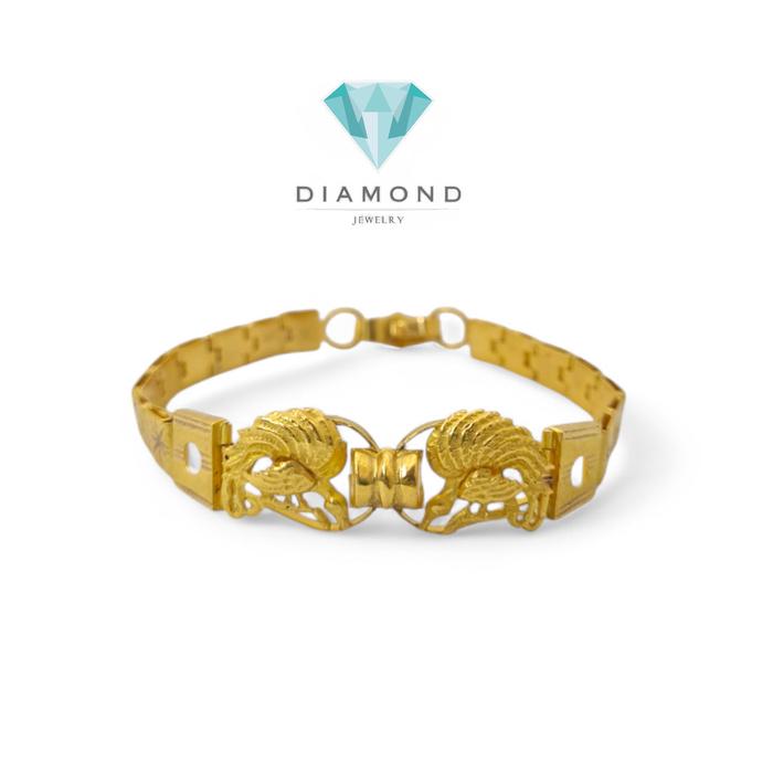Gelang Model Cendrawasih 23K-Diamond Jewelry