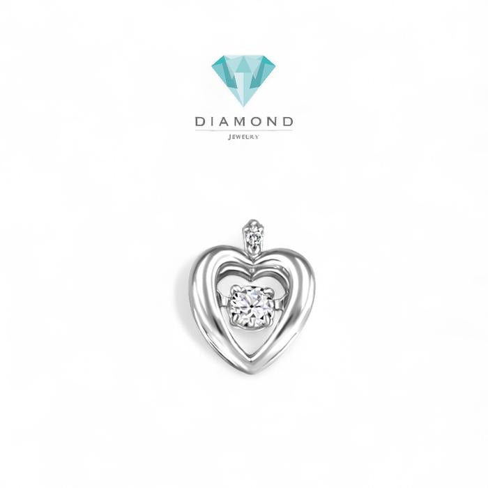 Liontin Love dancing diamond Diamond 18K / Diamond Jewelry