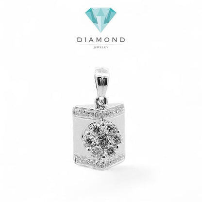 Liontin Flower Diamond 18K / Diamond Jewelry