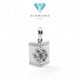 Liontin Flower Diamond 18K / Diamond Jewelry