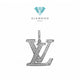Liontin Mas Model L & V 18K-Diamond Jewelry
