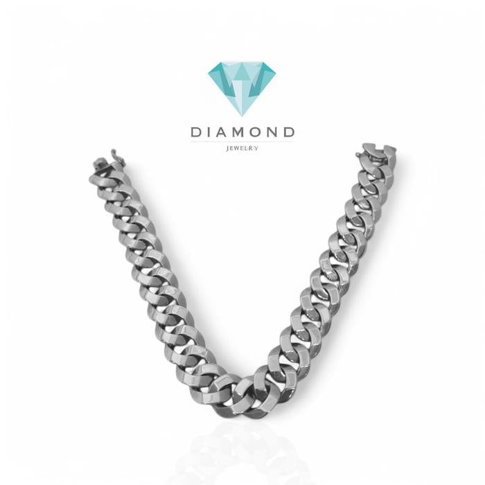 Gelang Sisik Naga Mas 700K-Diamond Jewelry-73GMS11WP-HT
