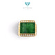 Men's jade and diamond ring 18K / Cincin giok dan diamond pria 18K / Diamond Jewelry / JR0051289