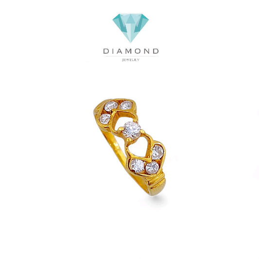 Ribbon Gold Ring 23K / Cincin Emas Pita 23K / 100CMSWP3