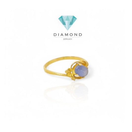 Cincin Emas Batu 23K-Diamond Jewelry