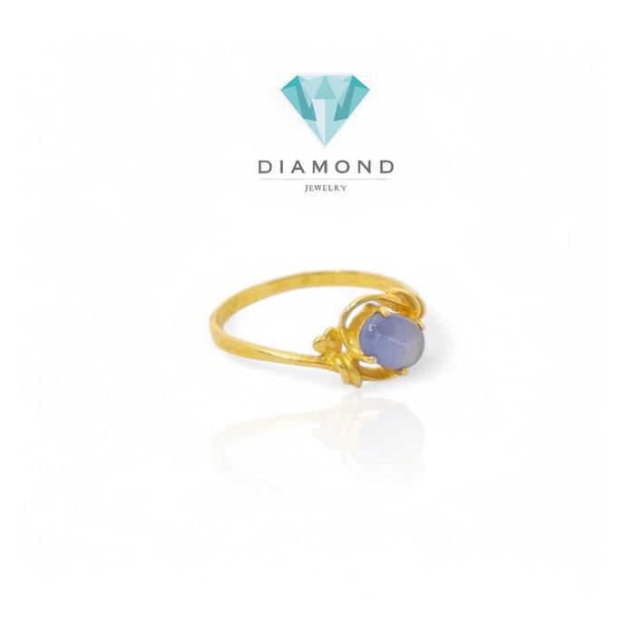 Cincin Emas Batu 23K-Diamond Jewelry-139CMSWP2-HT