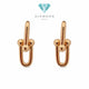 Hardware Gold  Earrings 18K / Diamond Jewelry-392ABD1290RY