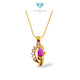 Gold Tulip Pendants 23K / Liontin Tulip Emas 23K / Diamond Jewelry / 220LMSWP3