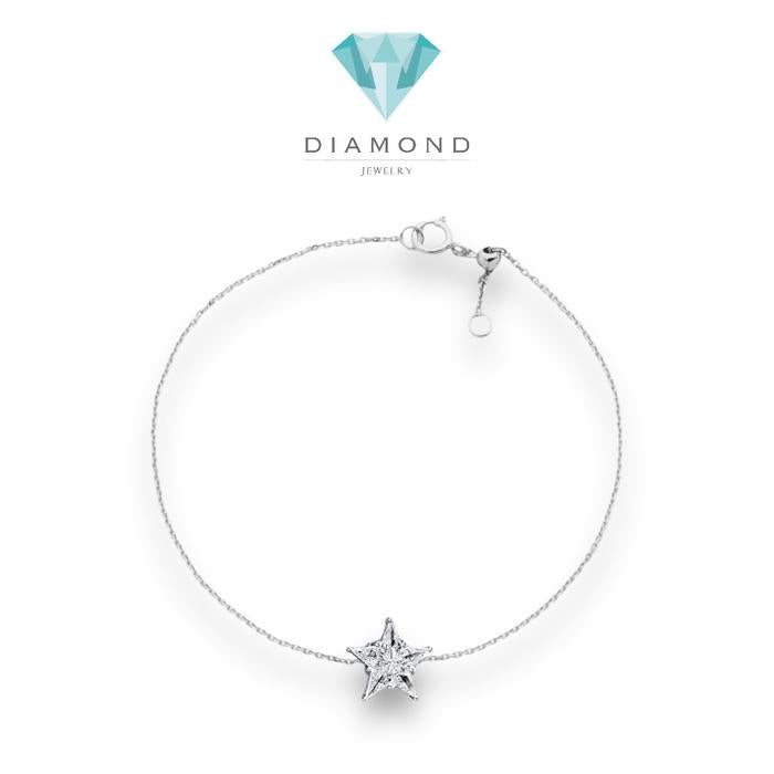 Star Diamond Bracelet  18k/ Diamond Jewelry