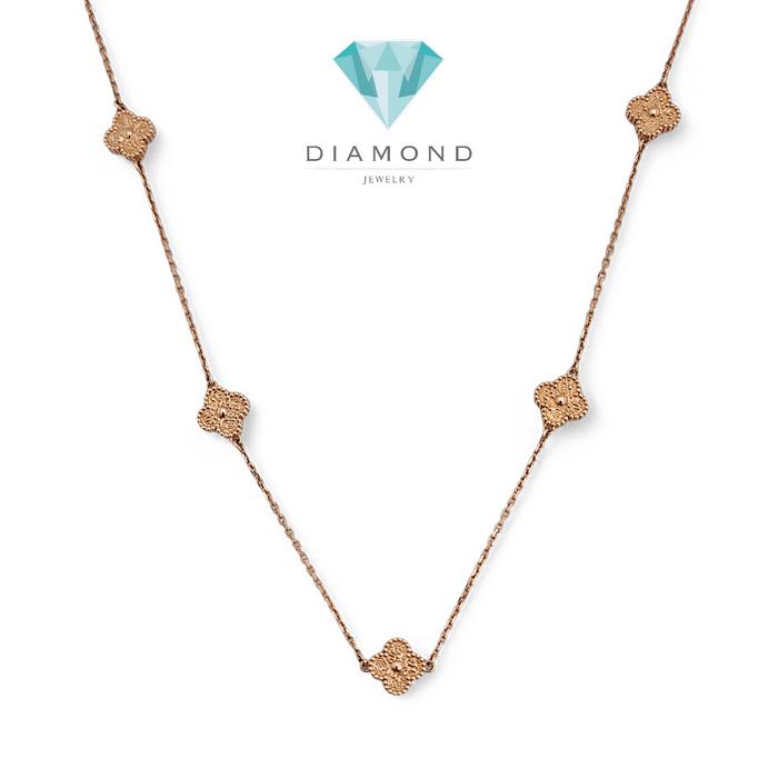 Sweet alhambra clover Long 16Clover 18K / Diamond Jewelry