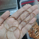 Hoop polos gold earring 16/17k/anting anak emas asli/anting bayi polos/anting emas hoop bulat -Diamond Jewelry