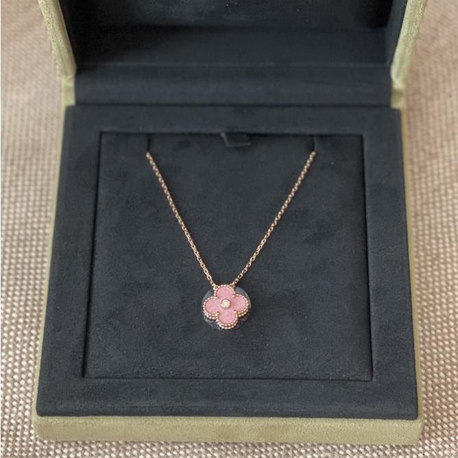Rhodonite Pink Vintage 18K Rose Gold-Diamond Jewelry-107KBD66000AB-HT