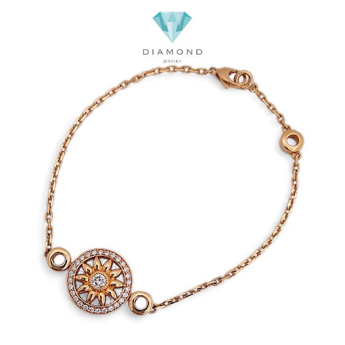 Gates Diamond Bracelet 18K / Gelang Berlian Gates 18K/Diamond Jewelry 19GBD11450RB-HT