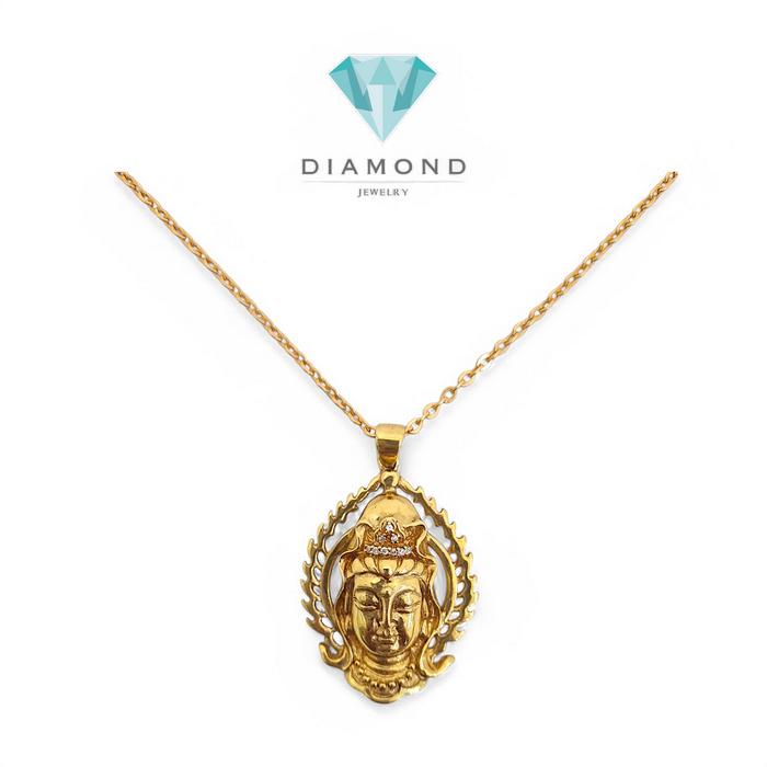 Liontin Mas Buddha 18K-Diamond Jewelry