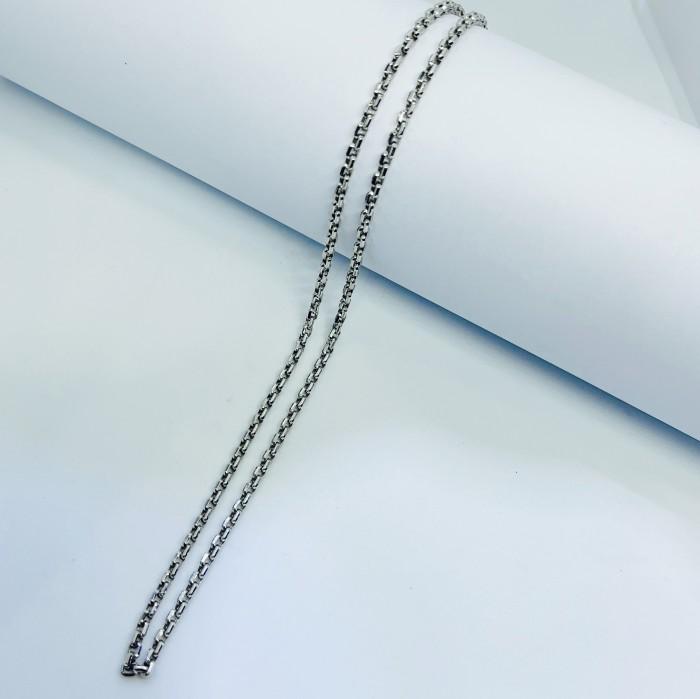 Kalung Emas Putih Long Necklace 18K -Diamond Jewelry-53KMS10WP-HT