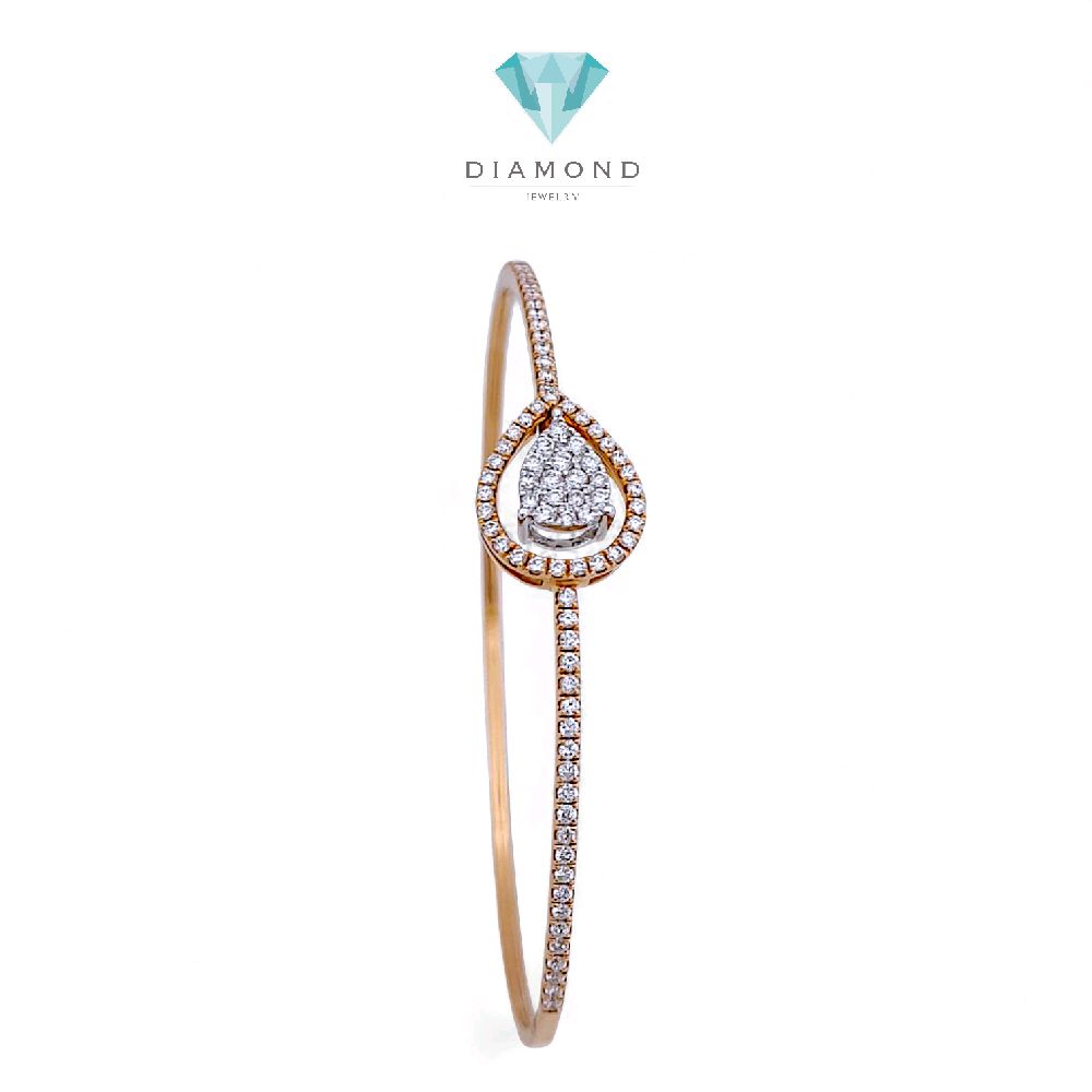 Tear Diamond Bangle 18K / Gelang Berlian Tear 18K / Diamond Jewelry 142GB96000AB-HT