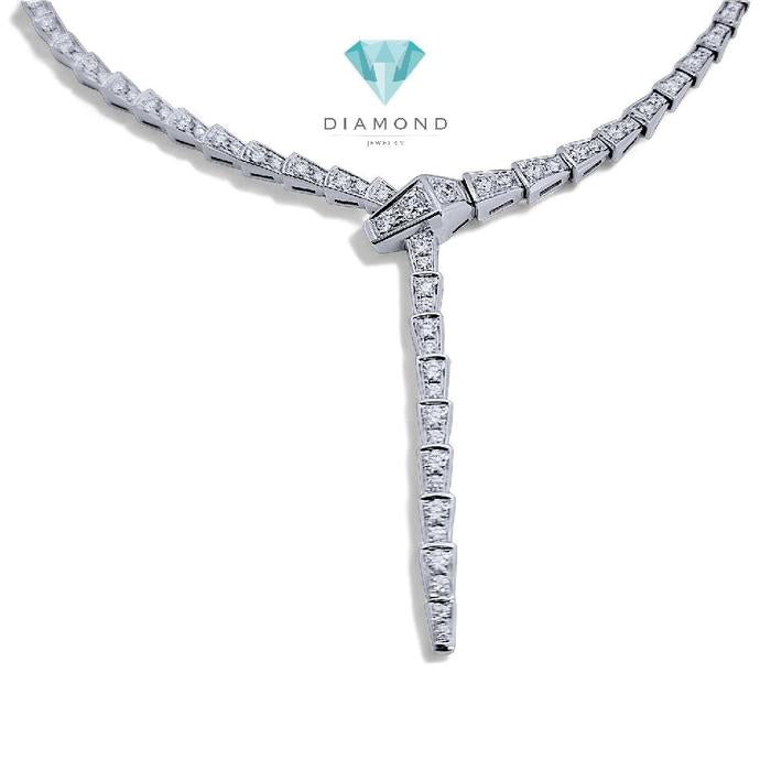 Ulo Serpenti Medium Diamond Necklace 18K / Kalung Berlian Ulo Serpenti Medium 18K / Diamond Jewelry 19KBD171400RB-HT