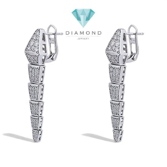 Ulo Serpenti Diamond Earring 18K / Anting Berlian Ulo Serpenti 18K / Diamond Jewelry-1ABD1005ANNEW-HT
