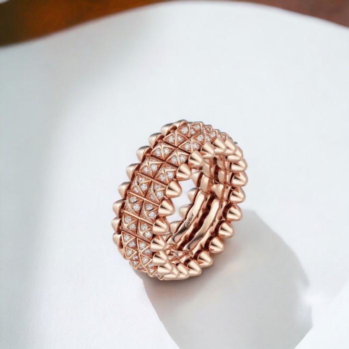 clash Diamond 18 K ring Diamond Jewelry-HT