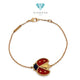 Ladybug Open Wings Bracelet 18K / Gelanv Ladybug Sayap Terbuka 18K / Diamond Jewelry 411GBD5RY-HT