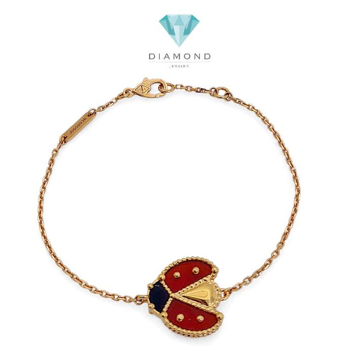 Ladybug Open Wings Bracelet 18K / Gelanv Ladybug Sayap Terbuka 18K / Diamond Jewelry 411GBD5RY-HT