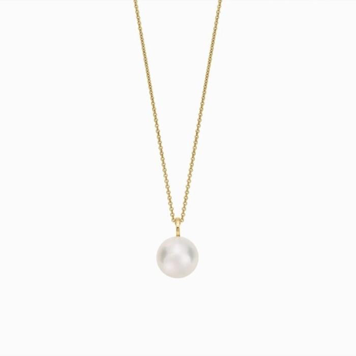 Pearl pendant necklace south sea akoya 18k gold-Diamond Jewelry-BLACKPEARLPENDANT3-5GR