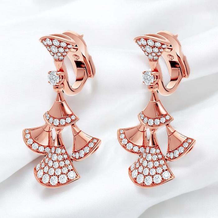 Diva's Earring Collection / Diamond Jewelry-Fashion Earring-24ABD12647SD-HT