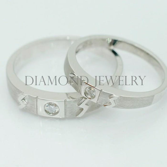 Cincin Kawin/Wedding Ring - Diamond Jewelry Two Tone 01020824/01020825