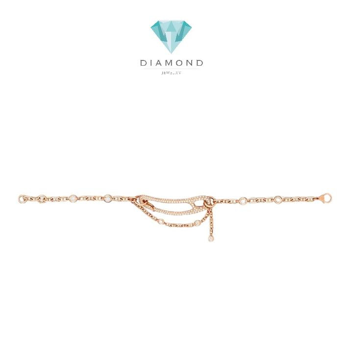 chain d ancher punk medium bracelet Diamond - Diamond Jewelry