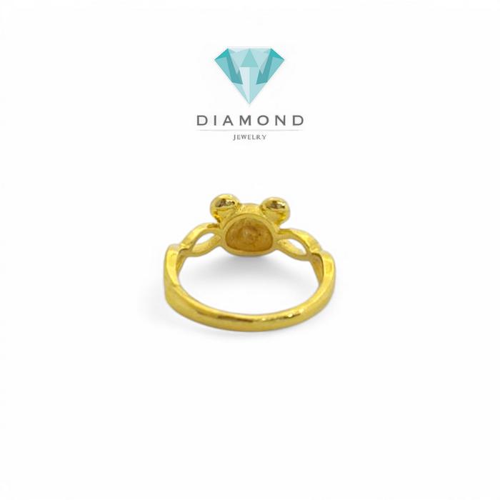 Cincin Mas Bear 24K-Diamond Jewelry