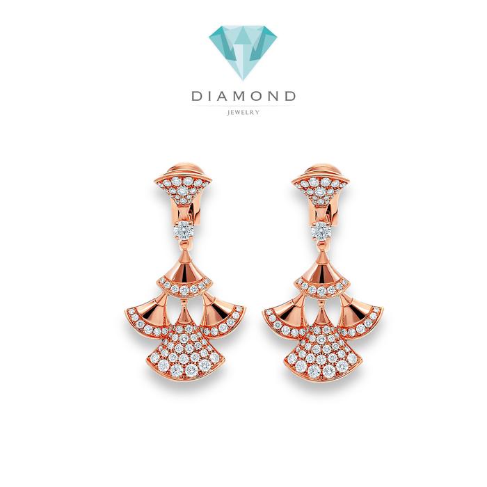 Diva's Earring Collection / Diamond Jewelry-Fashion Earring-24ABD12647SD-HT