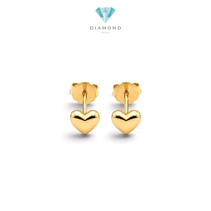 Love Gold Kids Earring 16K / Anting Emas Anak Love 16K / Diamond Jewelry / 437AMS048LS