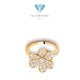 Flower With Diamond 18K / Diamond Jewelry